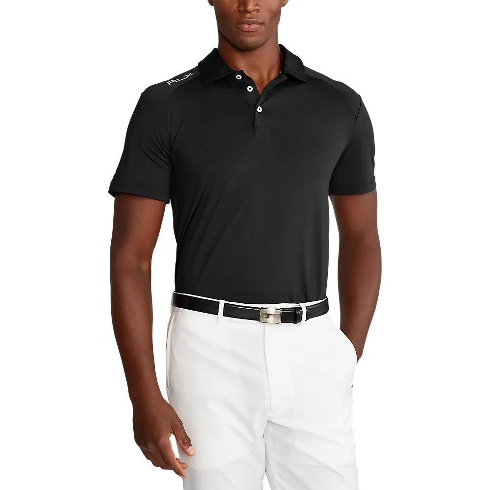 RLX Ralph Lauren Custom Slim Fit Performance Polo - Black