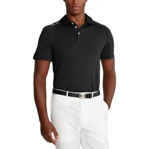 RLX Ralph Lauren Custom Slim Fit Performance Polo - Black