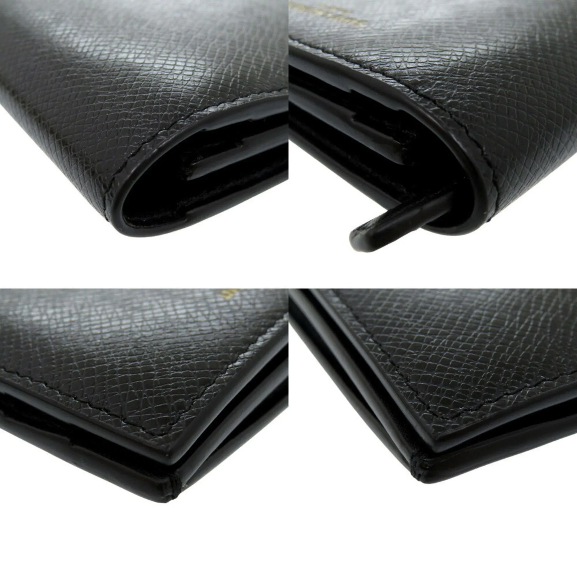 Saint Laurent Black Leather Accessories