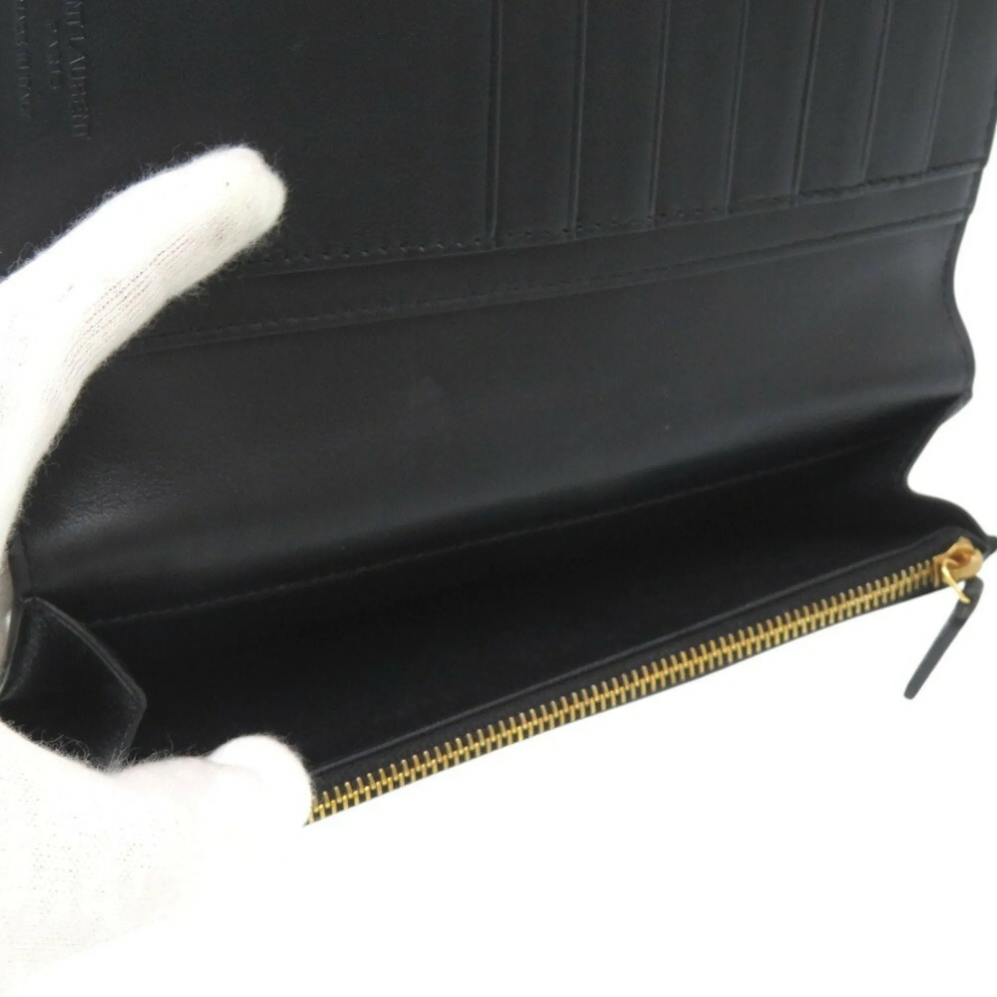 Saint Laurent Black Leather Accessories