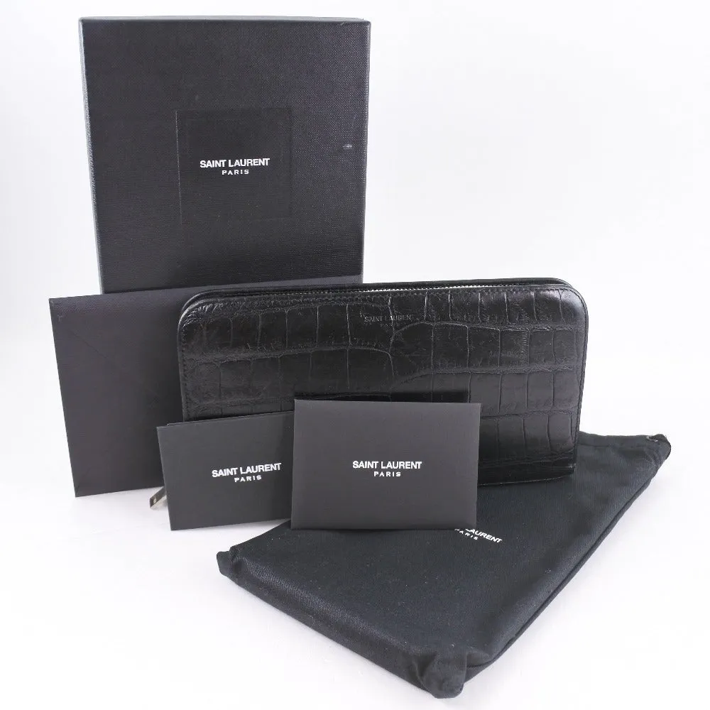 Saint Laurent Black Leather Accessories