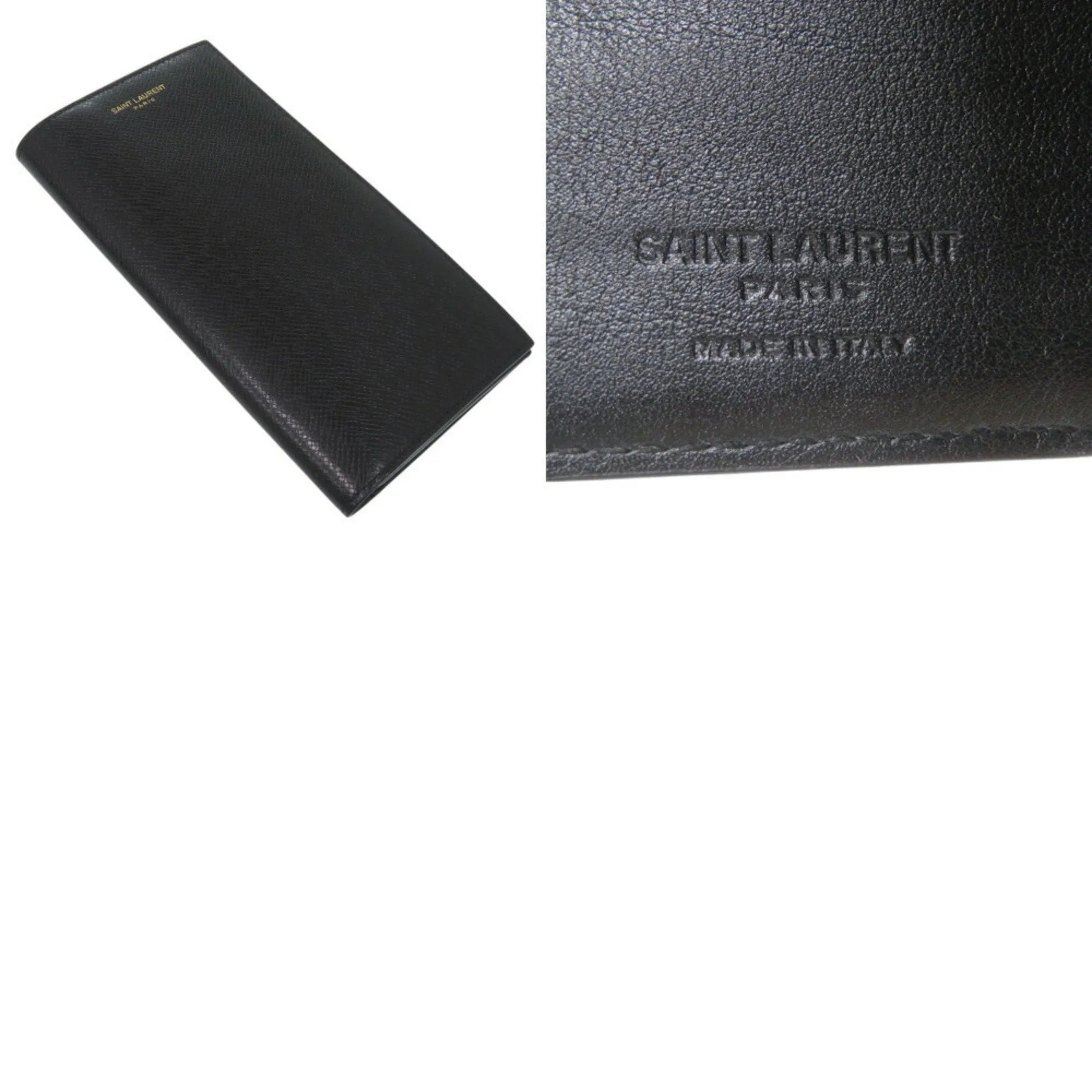 Saint Laurent Black Leather Accessories
