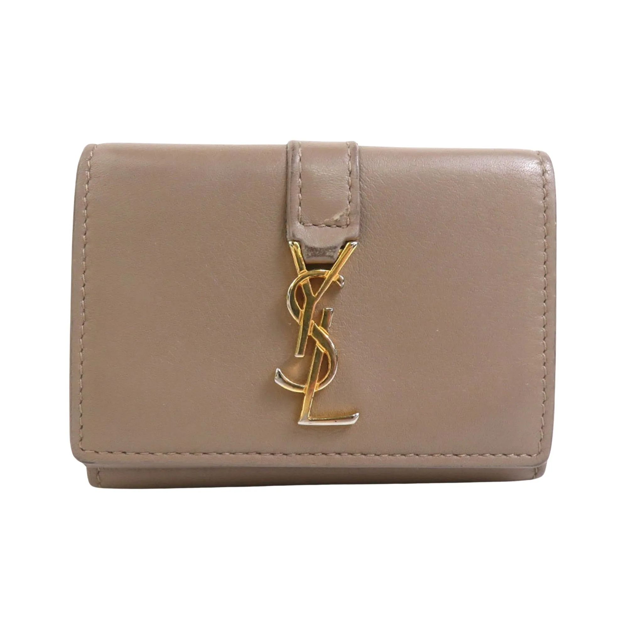 Saint Laurent Brown Leather Accessories