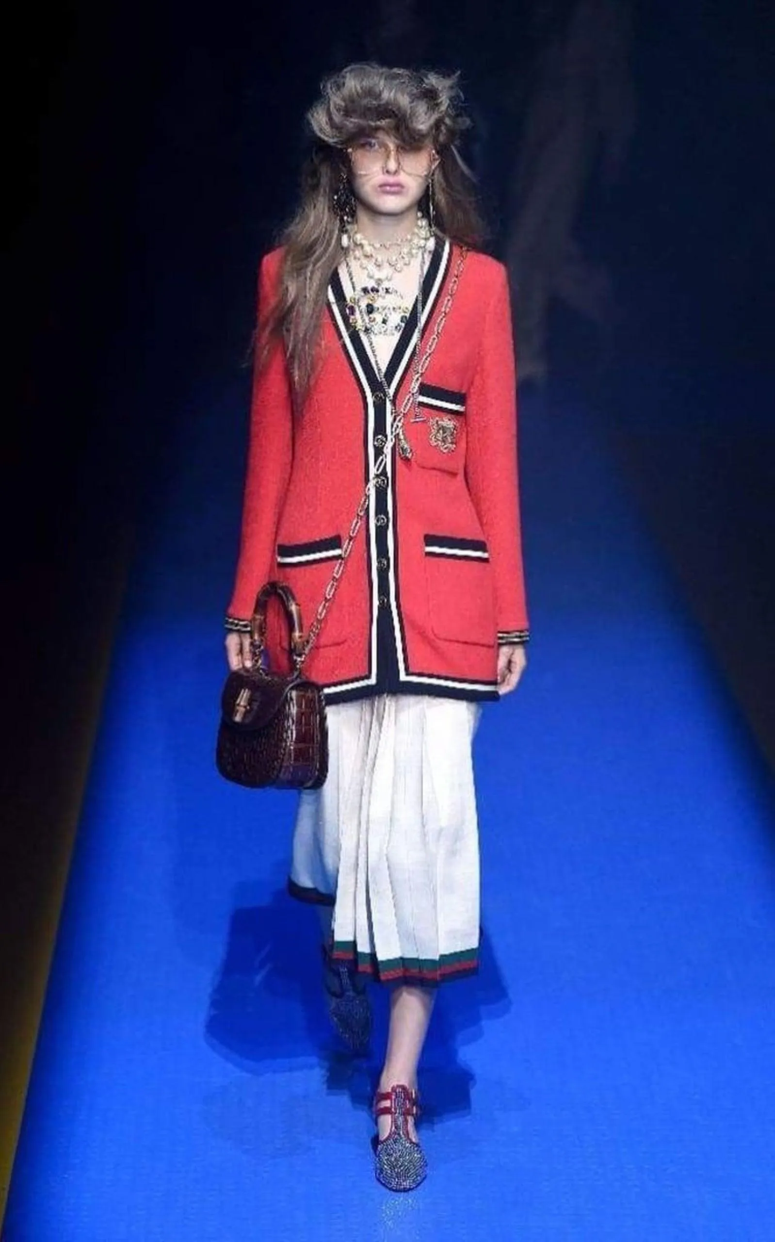 Striped Hem Cardigan Coat