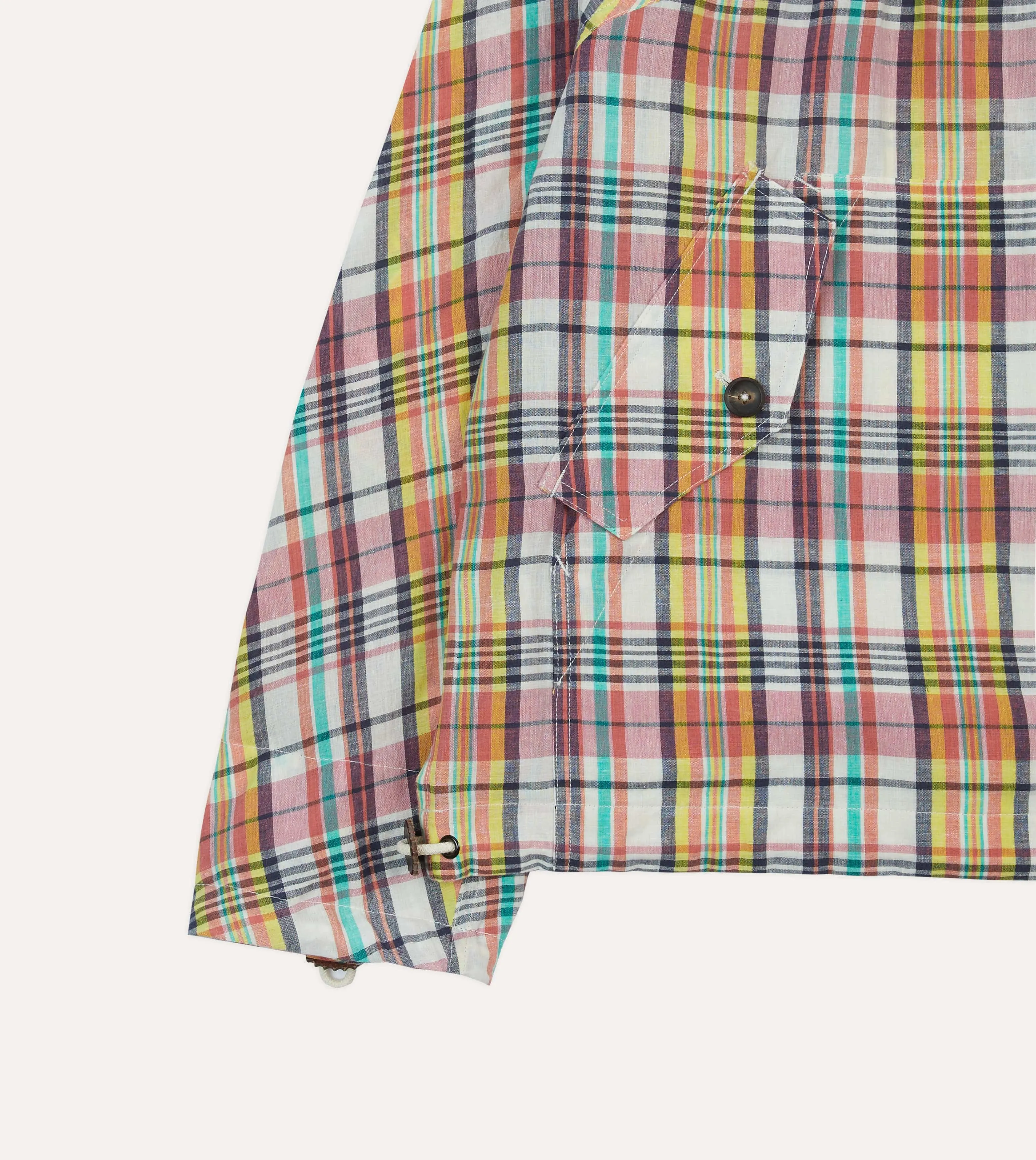 Waxed Madras Cotton Surf Cagoule